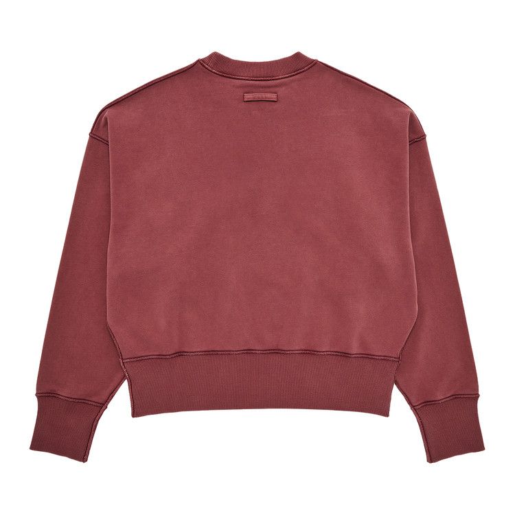 Jean Paul Gaultier Fleece Sweatshirt Embroidered Needles Jean Paul Gaultier 'Burgundy'