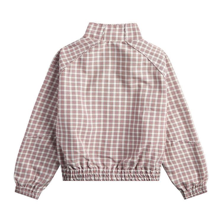 Willy Chavarria Ruff Rider Track Jacket 'Red/White Picnic Plaid'