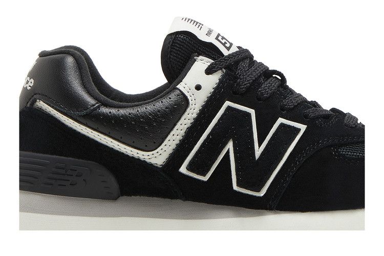New Balance Wmns 574+ 'Black White'