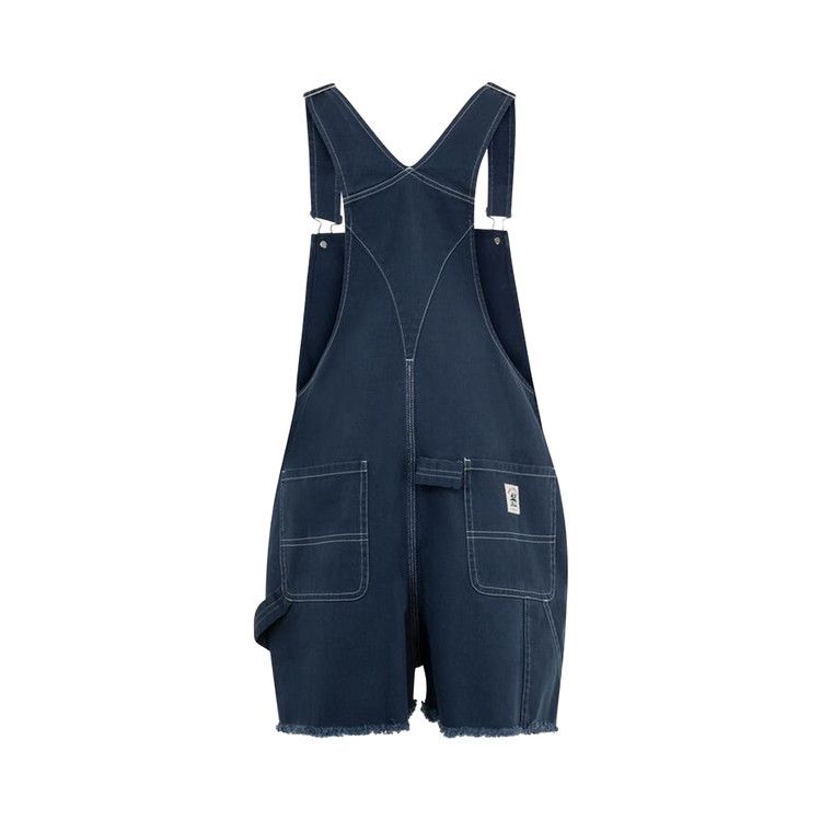 Bode Knolly Brook Overall Shorts 'Dark Navy'