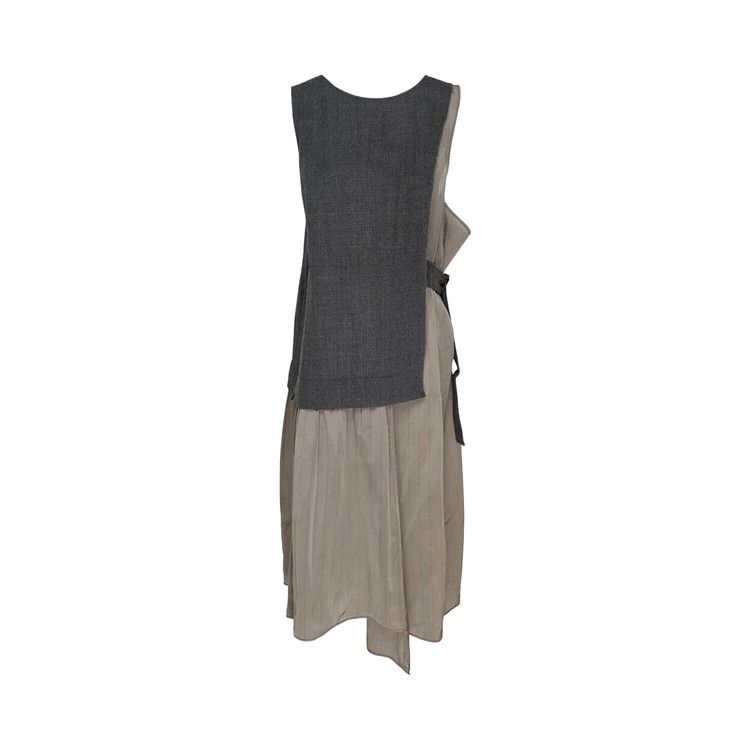 Y's Ko-Combination Sleeveless Dress 'Black'