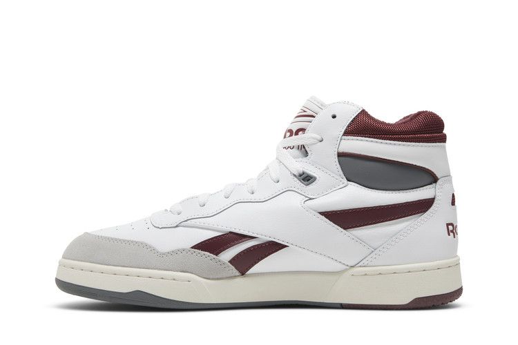 Reebok BB4000 2 Mid 'White Classic Maroon'