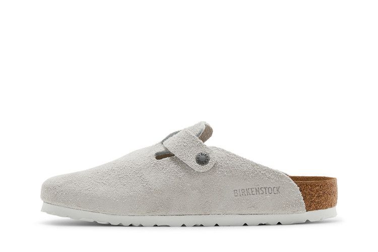 Stussy x Birkenstock Boston Shaggy 'Bone'