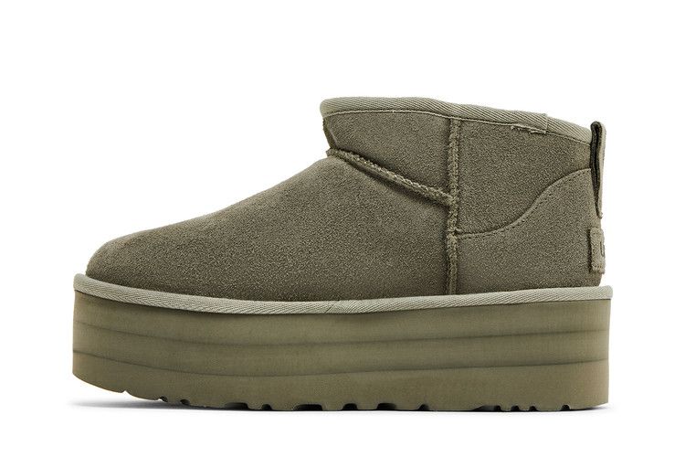 UGG Wmns Classic Ultra Mini Platform Boot 'Moss Green'