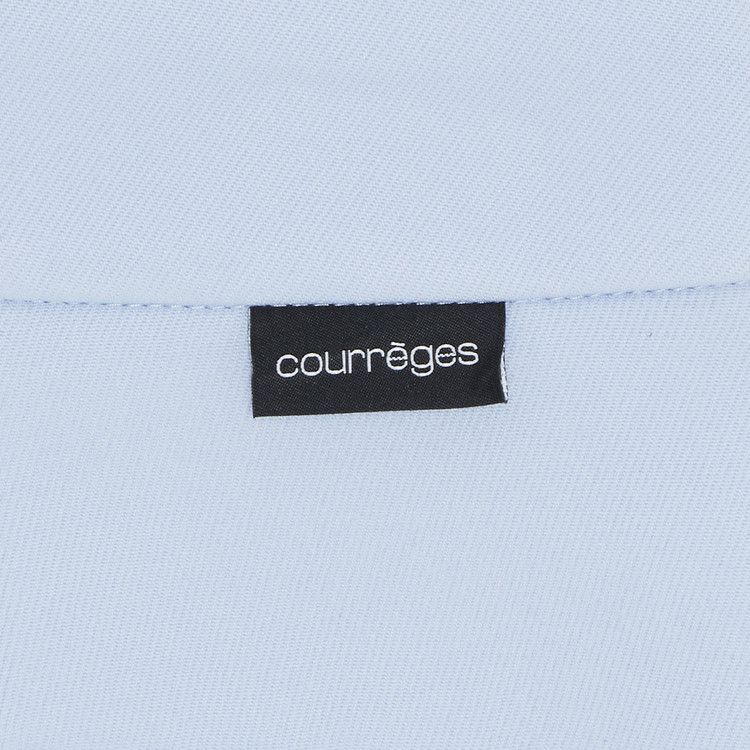 Courrèges Twill Heritage Pocket Mini Skirt 'Sky'
