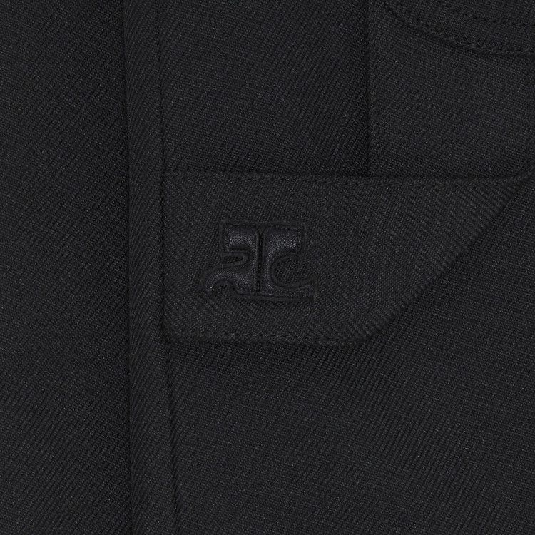 Courrèges Retro Twill Hammer Short 'Black'