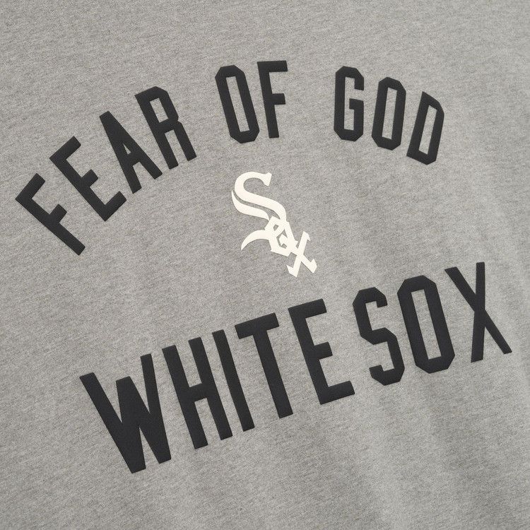 Fear of God Essentials White Sox 90s Tee 'Concrete Heather'