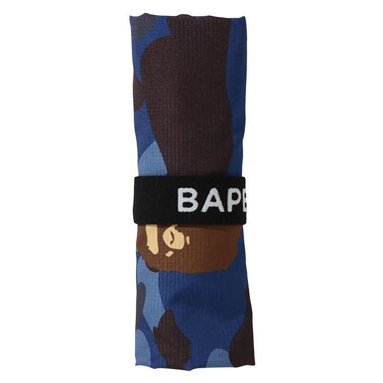 BAPE Color Camo Shopping Bag 'Navy'