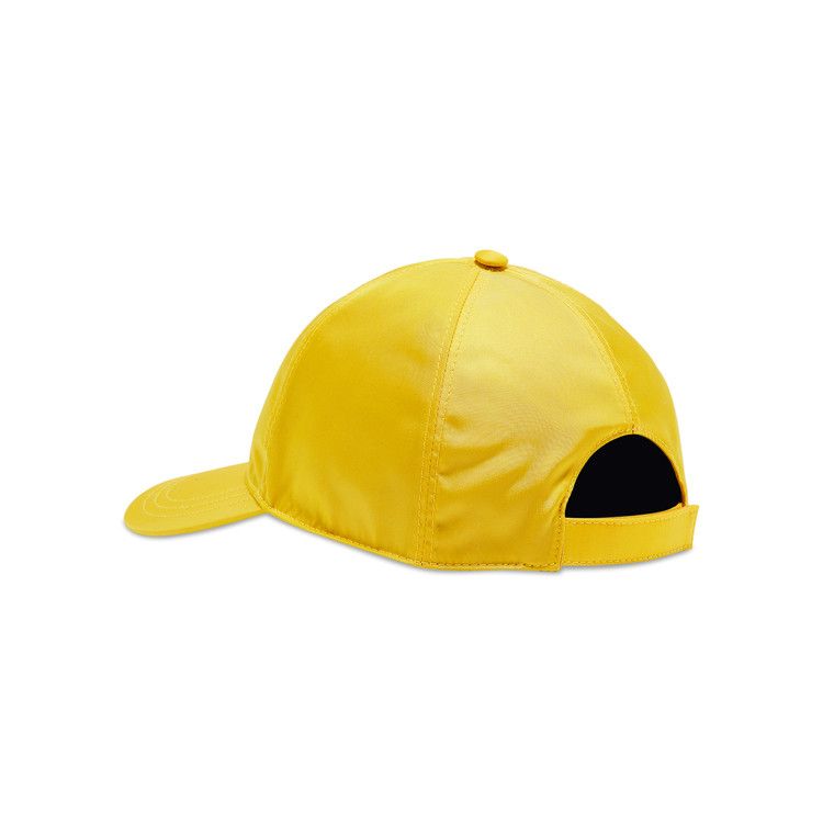 Prada Triangle Logo Nylon Baseball Hat 'Yellow'