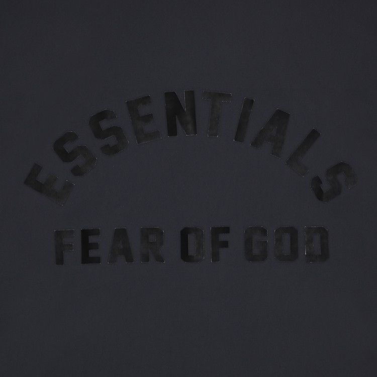 Fear of God Essentials Nylon Fleece Hooded Sweater 'Ink/Jet Black'