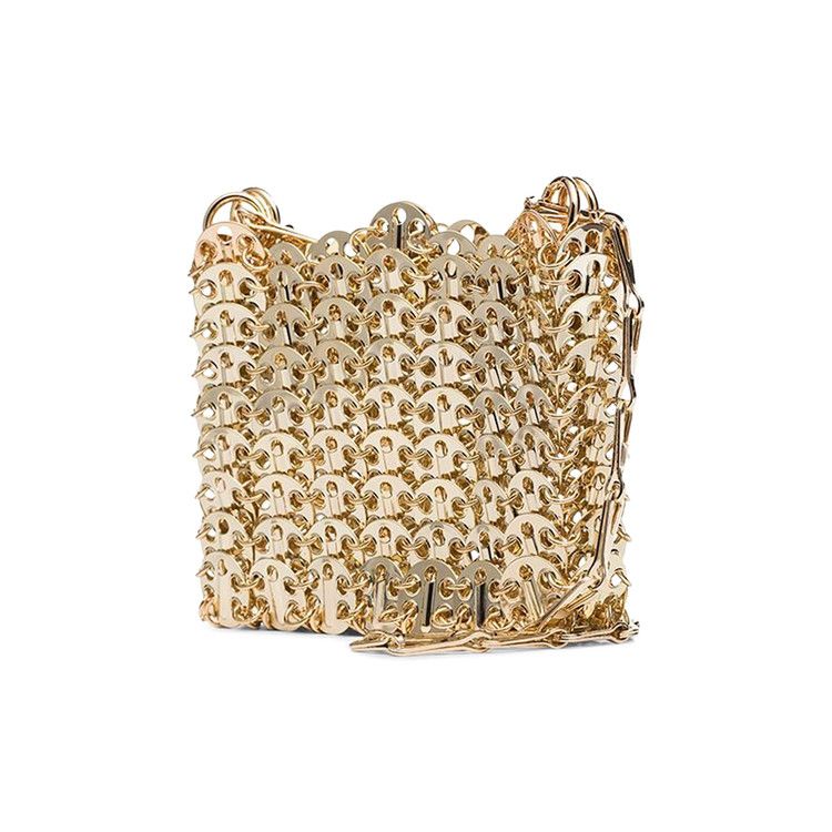Rabanne 1969 Nano Shoulder Bag 'Light Gold'
