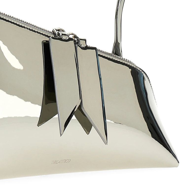 The Attico Sunrise Shoulder Bag 'Silver'