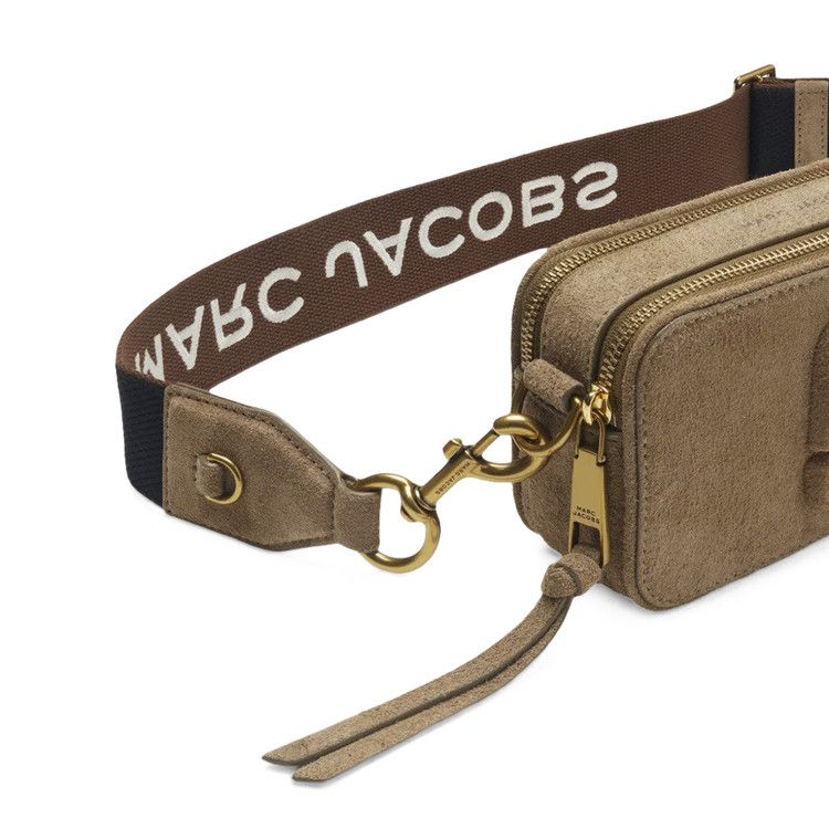 Marc Jacobs The Hairy Suede Covered Snapshot Bag 'Hazelnut'