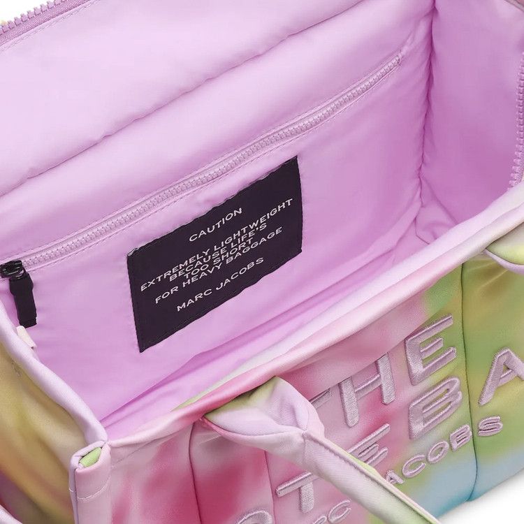 Marc Jacobs The Medium Blurred Puffy Nylon Tote Bag 'Ribbon Pink'