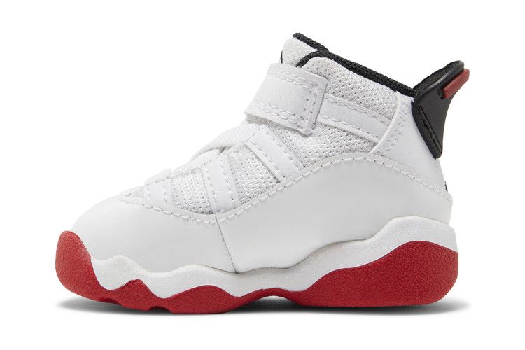 Air Jordan 6 Rings TD 'White University Red'