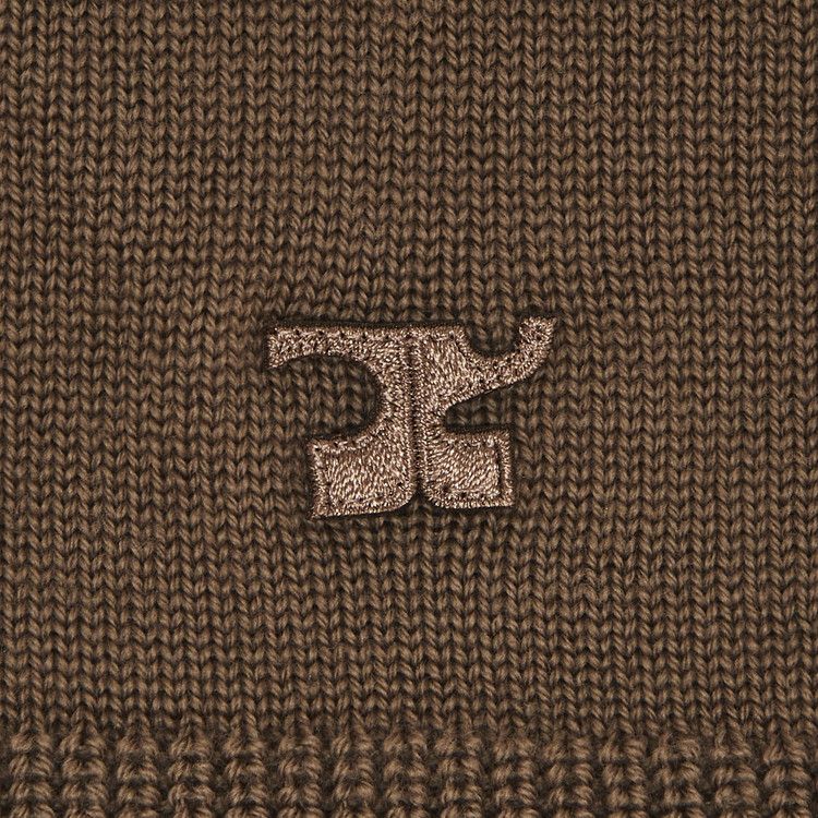 Courrèges AC Wool Gloves 'Mocha'