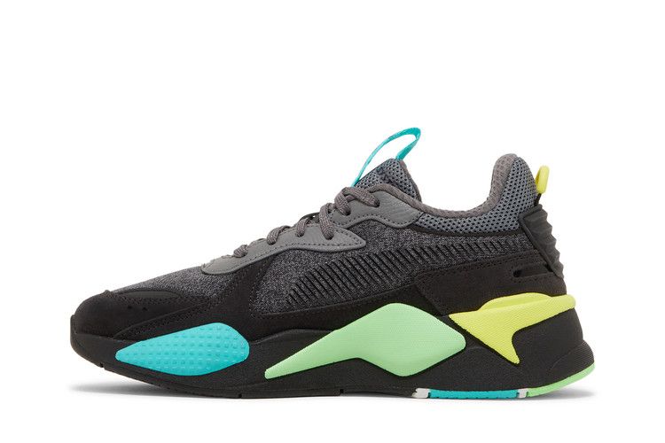 Puma RS-X Highlighter Jr 'Castlerock Fluorescent Yellow'