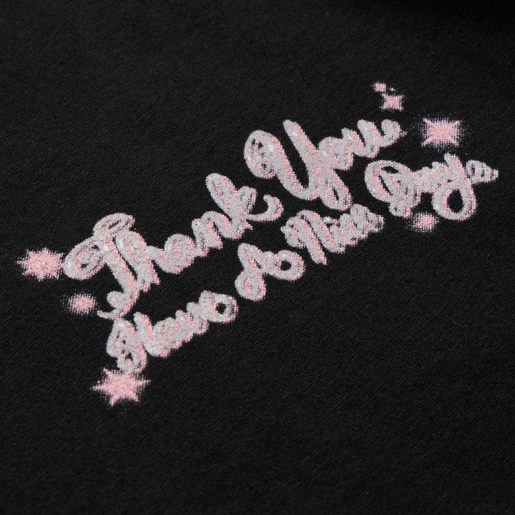Market Thank You Rose Tee 'Black'