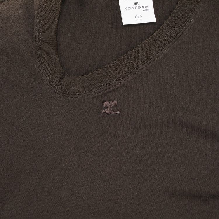Courrèges Off Shoulder Dress 'Chocolate'