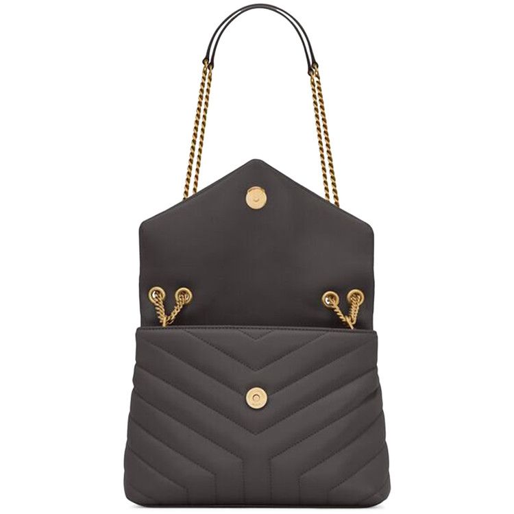 Saint Laurent Monogram Quilted Shoulder Bag 'Storm'
