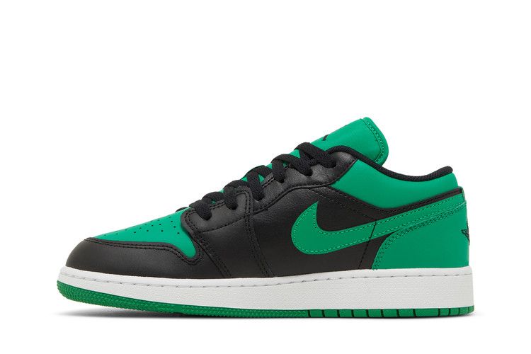 Air Jordan 1 Low GS 'Black Lucky Green'