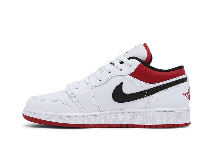 Air Jordan 1 Low GS 'White Gym Red'
