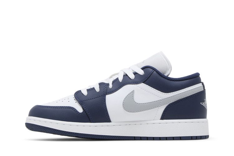 Air Jordan 1 Low GS 'Midnight Navy Wolf Grey'