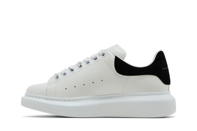 Alexander McQueen Wmns Oversized Sneaker 'White Black' 2024