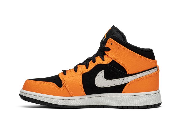 Air Jordan 1 Retro Mid GS 'Orange Black'