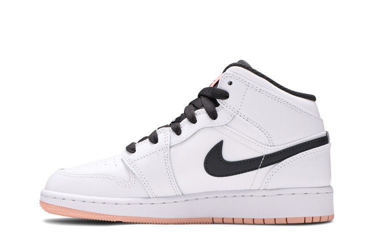 Air Jordan 1 Mid GS 'White Arctic Orange'