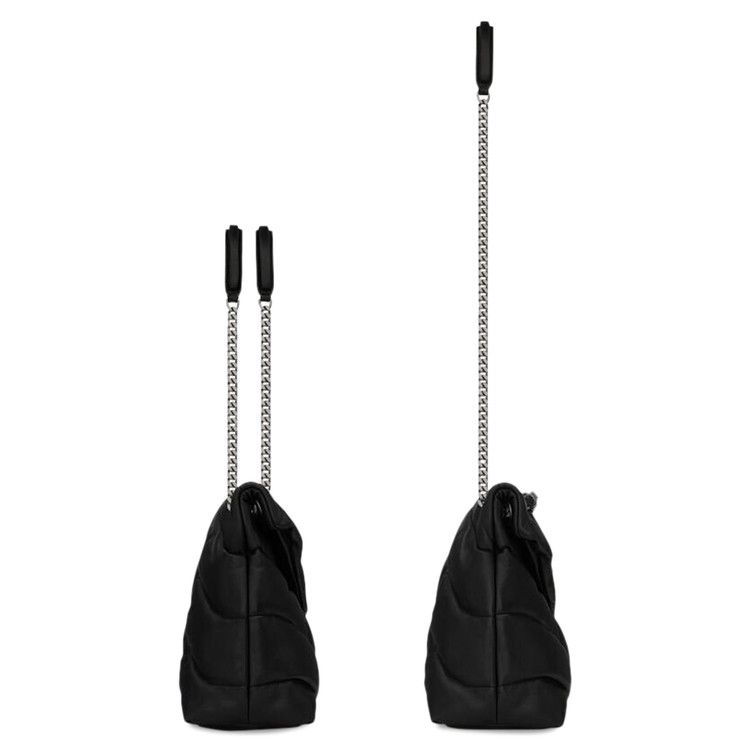 Saint Laurent Puffer Medium Chain Bag 'Black'