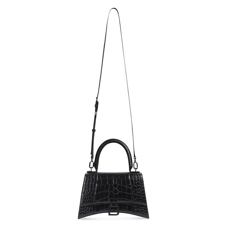 Balenciaga Hourglass Small Top Handle Bag 'Black'