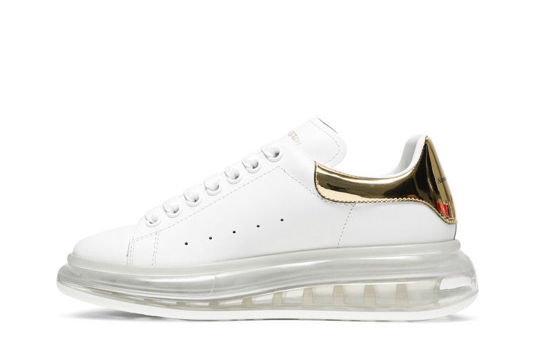 Alexander McQueen Wmns Oversized Sneaker 'Clear Sole - White Gold'