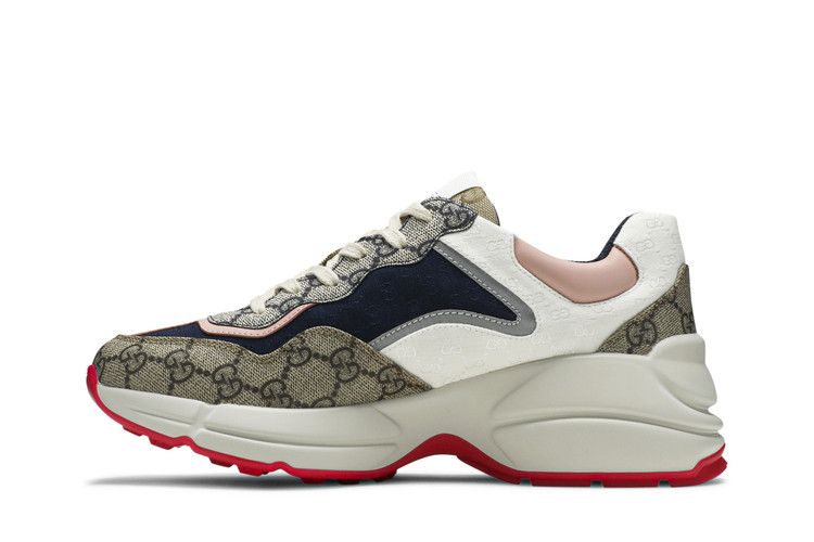 Gucci Wmns GG Rhyton 'Beige White Pink'
