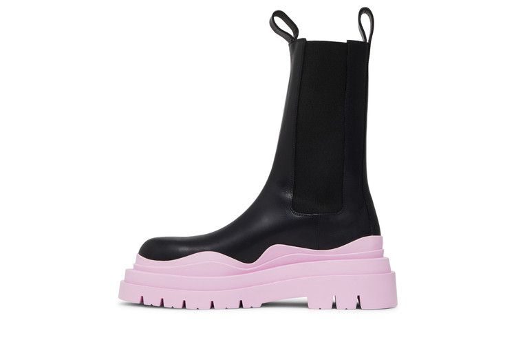 Bottega Veneta Wmns Tire Boot 'Black Gloss'