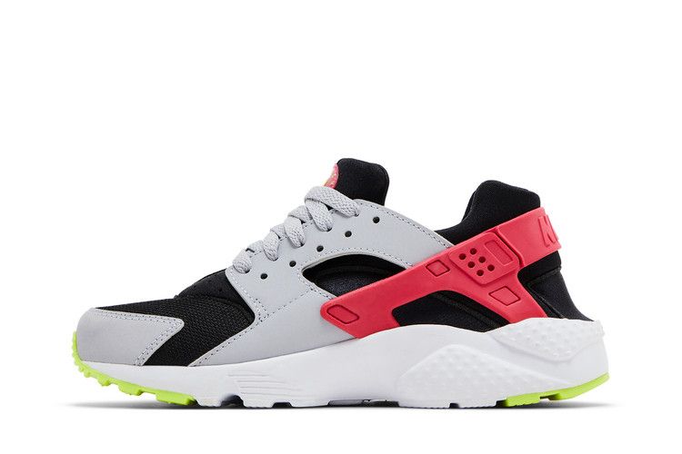 Nike Huarache Run GS 'Black Rush Pink Grey'