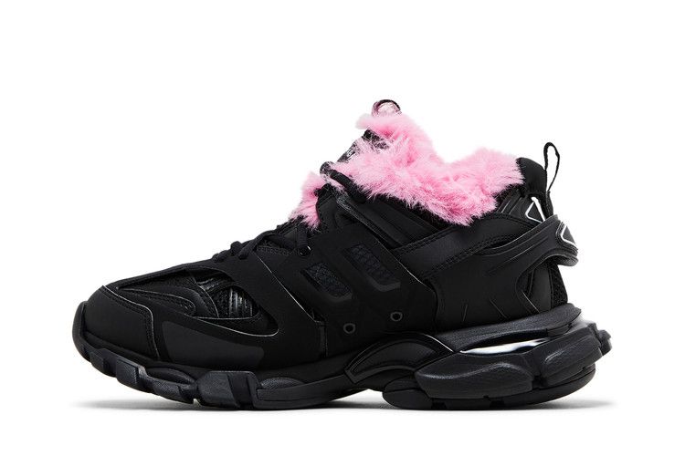 Balenciaga Wmns Track Sneaker 'Fake Fur - Black Pink'