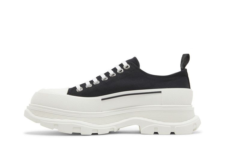 Alexander McQueen Tread Slick Lace Up 'Black White'
