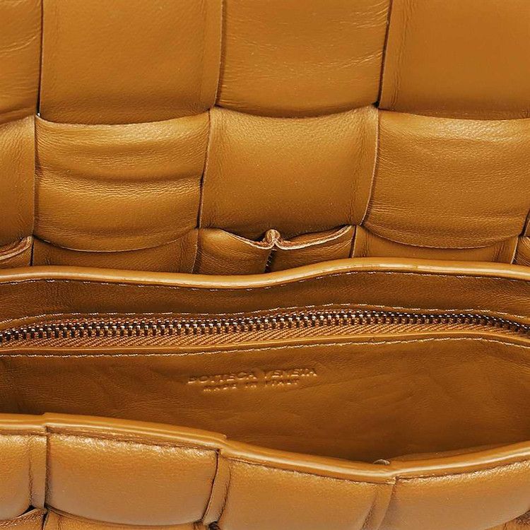 Bottega Veneta Small Cassette Shoulder Bag 'Camel/Gold'