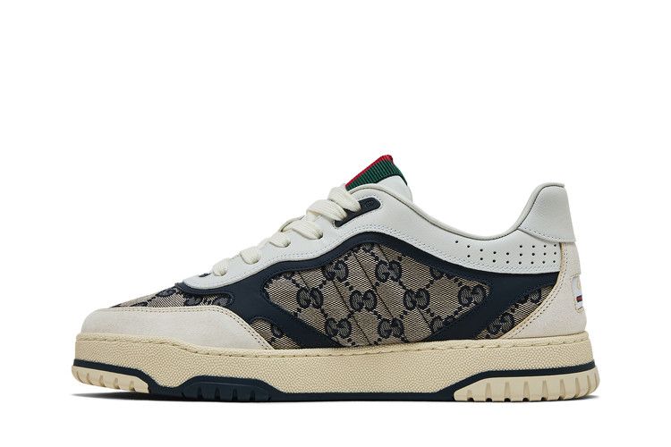 Gucci Re-Web Sneaker 'GG Canvas - Beige Ivory Blue'