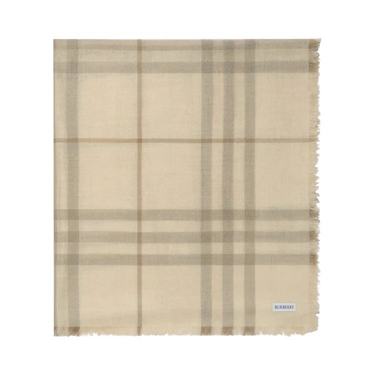 Burberry MU Med Scarf 'Sesame Beige Check'