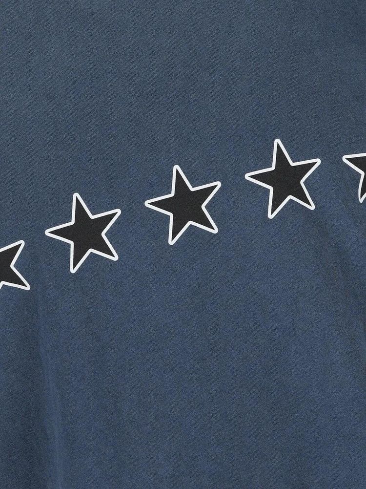 Balenciaga Twisted Crew Neck T-Shirt 'Washed Navy'