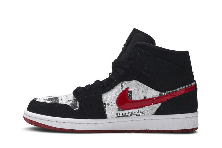 Air Jordan 1 Mid SE 'Newspaper Air Times'