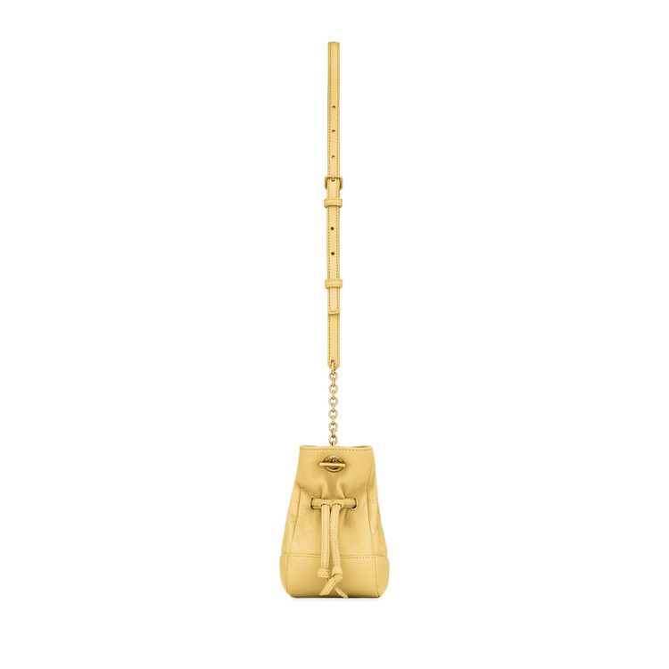 Saint Laurent Medium Pouch Bag 'Soft Lemon'