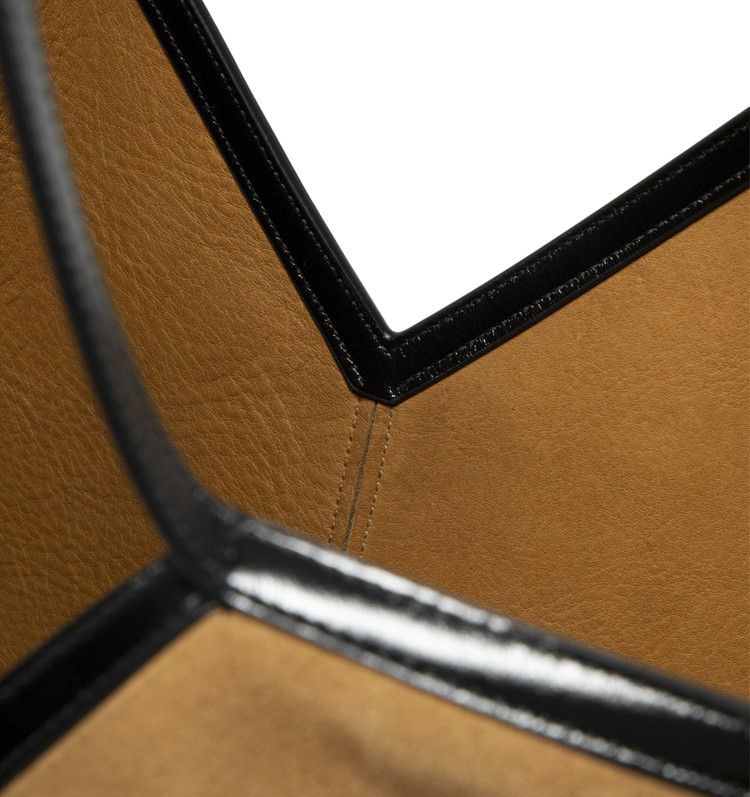 Saint Laurent Slim Tote Suede Leather 'Light Rustic Camel/Nero'