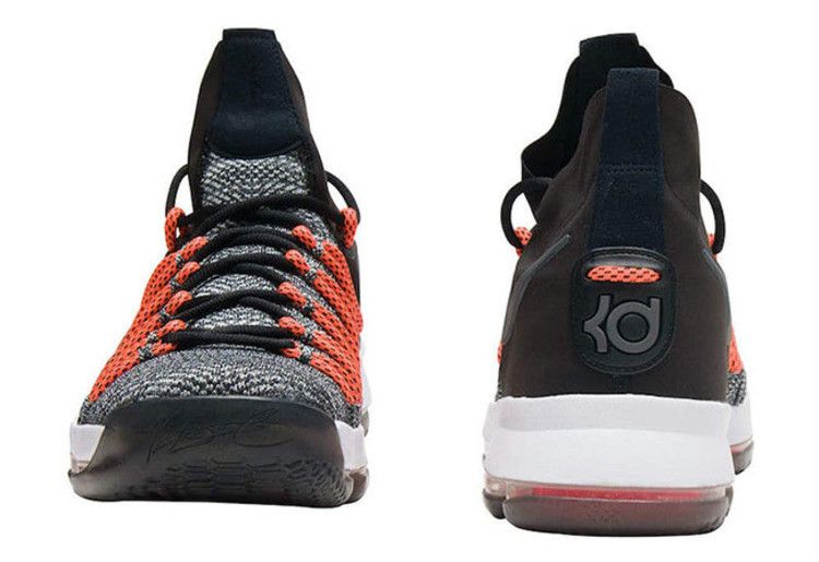 Nike KD 9 Elite 'Dark Grey Hyper Orange'