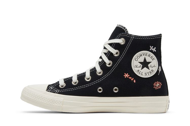 Converse Wmns Chuck Taylor All Star High 'Embroidered Floral - Black'