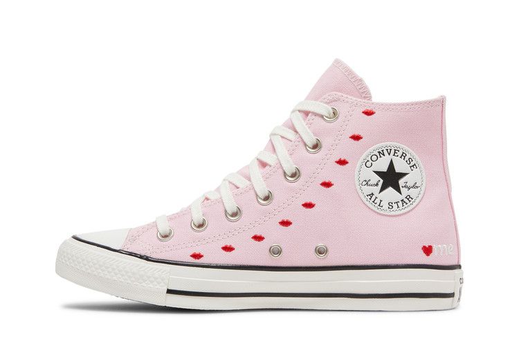Converse Wmns Chuck Taylor All Star High 'Embroidered Hearts - Cherry Blossom'