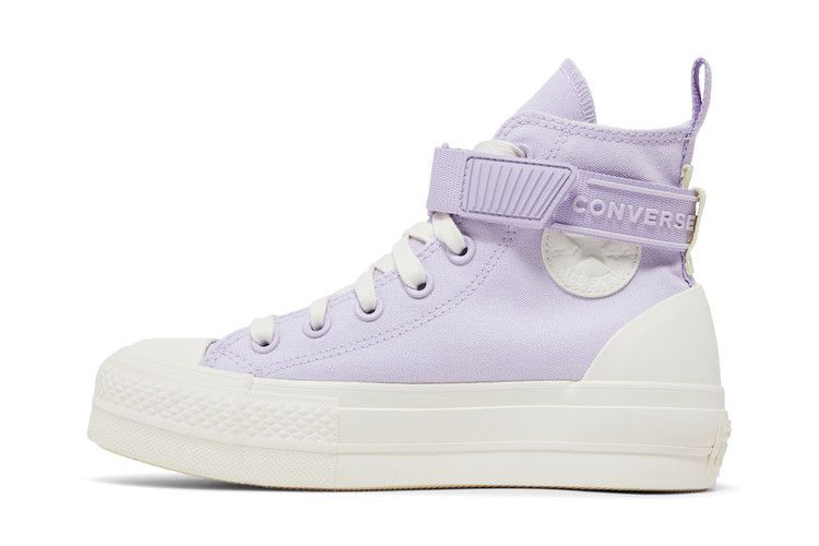 Converse Wmns Chuck Taylor All Star Lift Platform Utility Strap High 'Vapor Violet'