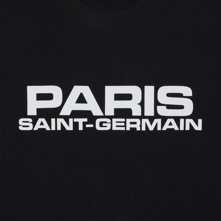 GOAT Exclusive Paris Saint-Germain Block Logo T-Shirt 'Black'